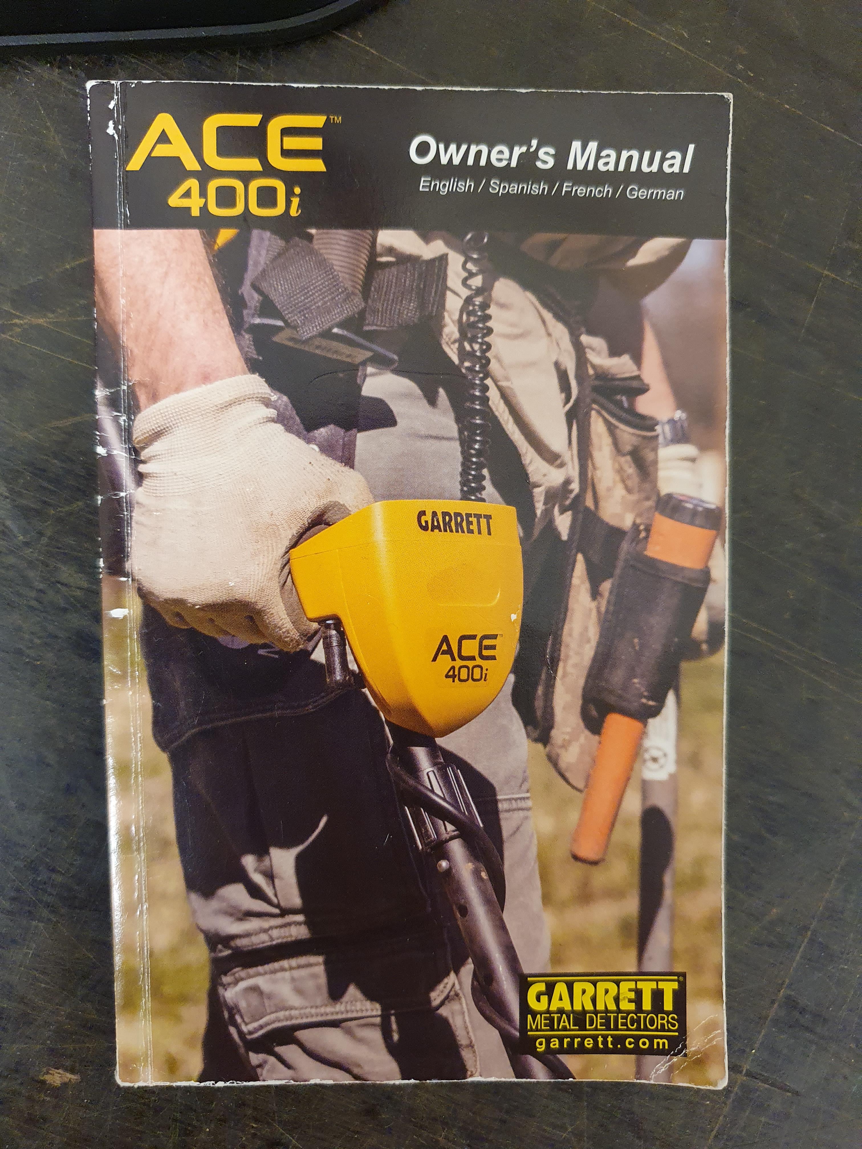 A Garrett ACE 400i metal detector with manual. - Image 2 of 2