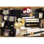 A large quantity of museum collection jewellery, watches and pens