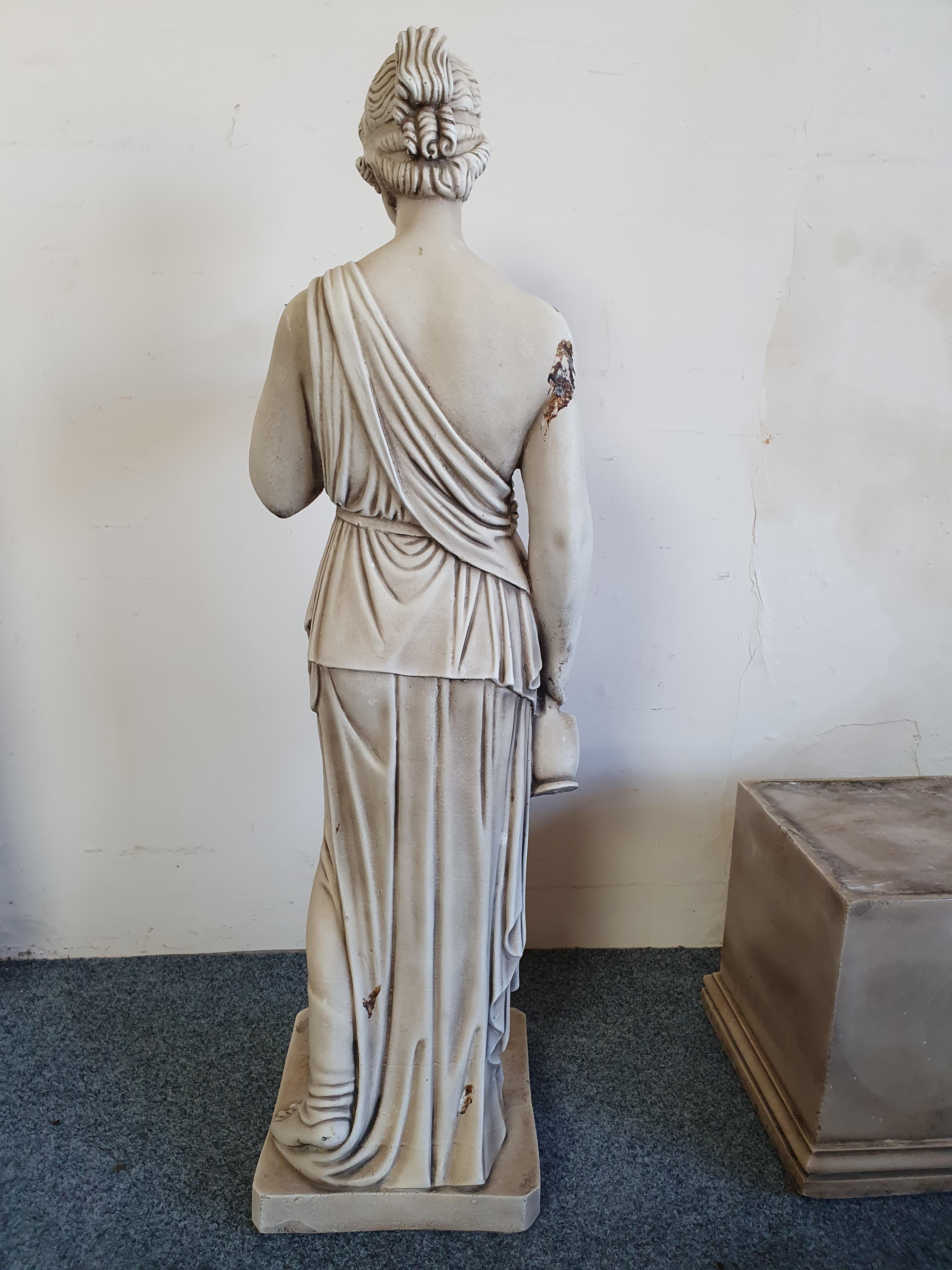 A statue of Ebe (Hebe), by Tor Stone of Somerset, c 2018, height 120 cm weight approximately 90 - Image 2 of 6