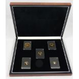 The London Mint, the Wellington five proof coin set, 2019, quintuple sovereign, double sovereign,