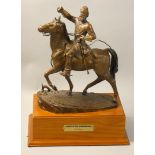 A limited edition bronze sculpture 'Spirit of the Confederacy', by Jim Ponter, issued by Franklin