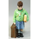 A Royal Doulton character figure 'The Boy Evacuee', modelled by Adrian Hughes, HN3202, limited