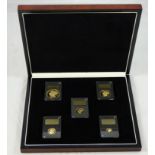 The London Mint, the Queen Victoria and Prince Albert 200th Anniversary five proof coin set, 2019,