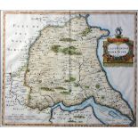 Robert Morden (c.1650 - 1703), The East Riding of Yorkshire, a two-page map, c.1695, copper plate