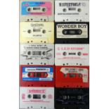 Approximately two-hundred Commodore 64 loose cassette game tapes, to include those by; Calisto,