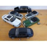 Die cast, scale 1:18, Rolls Royce Phantom V1, RR Ghost, RR Silver Cloud II x 2, Bentley S2,