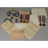 Father and son WWI and WWII medals, 1915-15 Star, War medal to Spr H. Locking R.E., together with