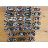 Twenty six Brooks and Bentley model motorcycles from the Harley Davidson collection (26)