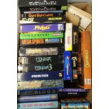 Approximately twenty-five Atari ST game cartridges, to include Barbarian, F-19, Tanglewood,