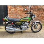 1976 Kawasaki KH 400, 400 cc. Registration number OBA 596P. Frame number S3F32169. Engine number