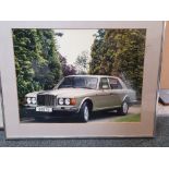 A Bentley Mulsanne showroom publicity photograph, Reg 1200TU, 30 x 40 cm.