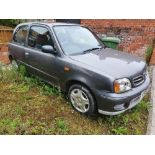 2002 Nissan Micra Tempest, 998cc. Registration number YS52 BCE. Chassis number SJNEAAK11U4252514.