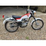 1976 Honda TL50, 49cc. Registration number not registered.