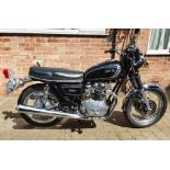 1981 Yamaha XS650, 653cc. Registration number UNK 894W. Frame number 447- 856128. Engine number