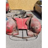 1948 Triumph 2000 Roadster spares, to include a pair of front wings, bonnet and steering rack,