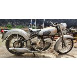 1953 Sunbeam S8, 489cc. Registration number SSL 421 (non tranferrable). Frame number S7 5792. Engine