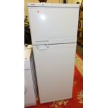 A Bosch upright fridge freezer, 140cmx54cm