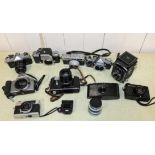 Minolta Auto Cord, Fujica ST605, Purma Special, together with other camera's and parts.