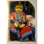 N. C. Hall, Washiba Sands, Omani lady, limited edition print, 26/56, signed and date 1981, 69 x 48