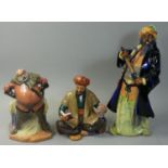 A Royal Doulton character figure 'Blue Beard', HN2105, together with 'Falstaff' HN2054 and 'Omar
