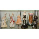 A group of five Wedgwood porcelain figures, to include ?Mary Had A Little Lamb?, ?Red Riding