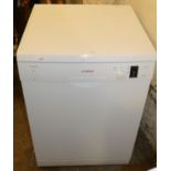 A Bosch Classixx 7 dishwasher, 84cm tall, 60cm wide.