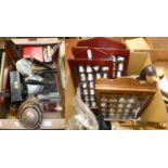 A quantity of miscellaneous items, to include seals, timing clocks, ship lamp, metronome and various