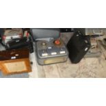 Philips tape to tape recorder EL 3542, three cased projectors, cased typewriter and other items,