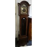 A modern longcase clock 'English Elegance', 185cm tall.