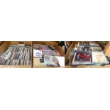 A large collection of CD's, 3 boxes