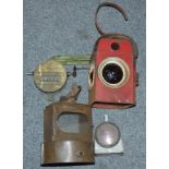 A BR(E) lamp internal, a WRCC red lamp and two other items