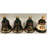 Bells Whisky Christmas Decanters 1991-94 (4)