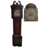 Frank Dobson, Driffield, a Victorian oak and mahogany eight day long case clock, c. 1823 -1835,
