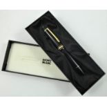 Mont Blanc Meisterstuck No 146 fountain pen, with 14K 1810 knib, box and booklet.