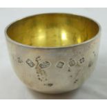 A silver tumbler cup, London 2000, Millennium duty mark, of typical form, gilt interior, diameter