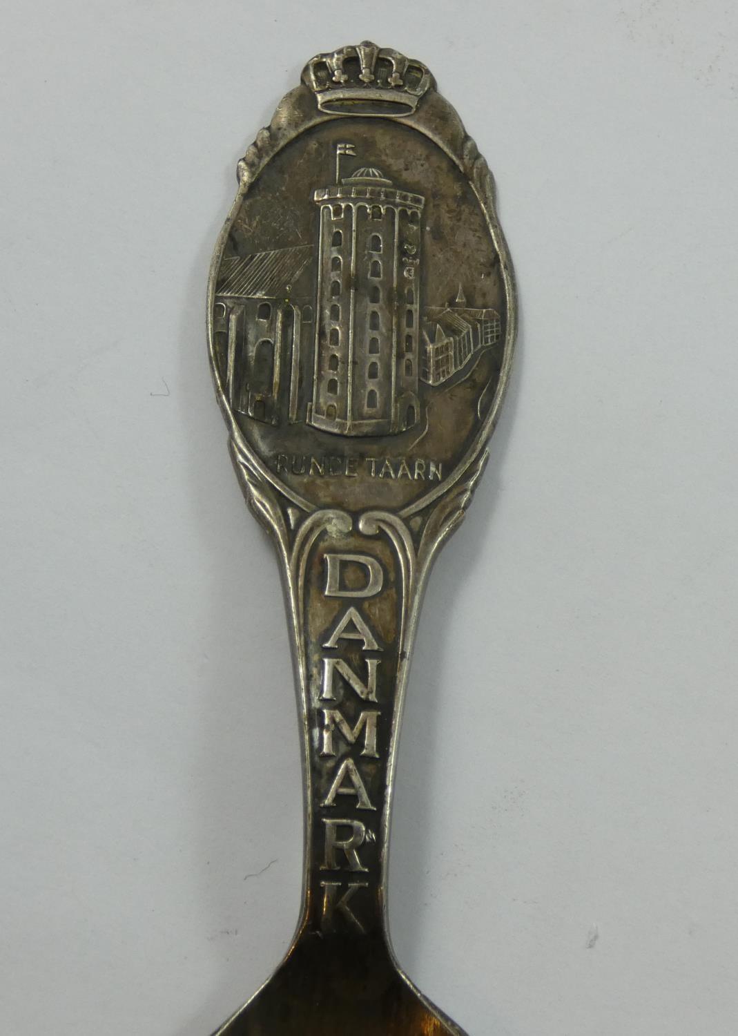 Georg Jensen, two acorn pattern tea spoons, London import 1928, a Danish silver caddy spoon, by - Image 6 of 8