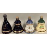 Bells Whisky commemorative decanters by Wade, including Christmas 1998, Queen Elizabeth 50 year