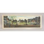 Leonard Kingswood, Cornwall 20th century, a pair of London street scenes, signed, oil on board, 32 x