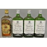 Gordons Special Dry Gin, 75cl x 3 and Gordons Dry Gin, 75 cl x 1 (4).