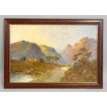 Francis E. Jamieson (1895-1950), Ben Nevis from Corpach, signed, oil on canvas, 40 x 60 cm, framed.