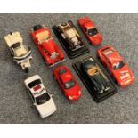 A collection of Bburago model vehicles, to include a Mercedes-Benz SSK (1928), Mercedes-Benz 500 K
