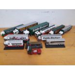 A collection of twelve Eddie Stobart lorries (12)