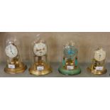 A group of four anniversary clocks, various makers to include Bentima, Violeta, Kundo and Kan (4).