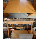 A pair of Formica topped dining tables, 107cm long, 69cm wide (2).