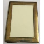 A silver photograph frame, Sheffield 2007, 8 x 14cm, cased