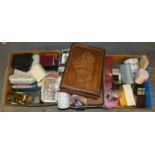 Various tin, jewellery and other boxes (3)