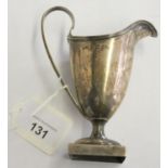 A silver cream jug, Birmingham 1912, 2oz, 11cm