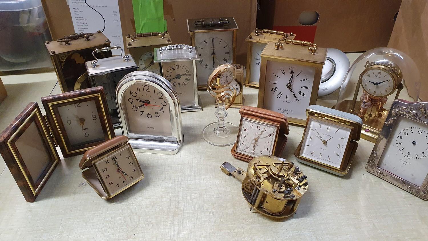 A Kersh of London watch parts quartz wall clock, two cuckoo clocks, various quartz carriage clocks - Image 3 of 3