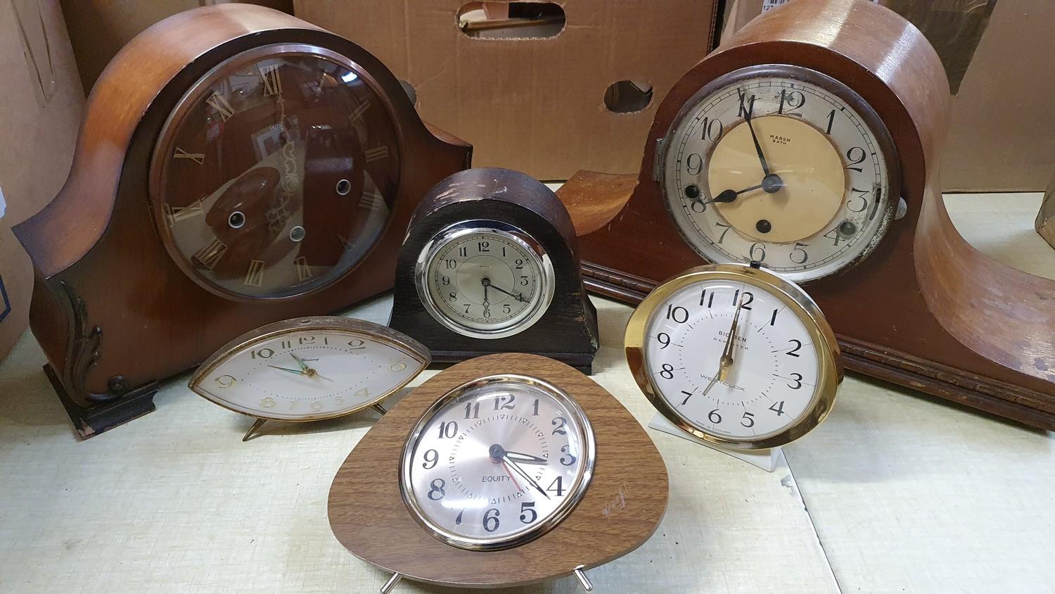 A Kersh of London watch parts quartz wall clock, two cuckoo clocks, various quartz carriage clocks - Image 2 of 3