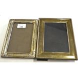 A silver photograph frame, Sheffield 2000, Millennium hallmark, 20 x 15cm and an Italian silver